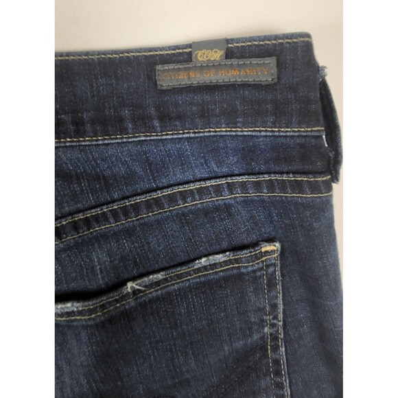 Citizens of Humanity Womens Size 30 Dita Petite Boot Cut Blue Jeans Stretchy - Picture 8 of 12